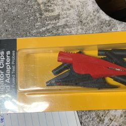Fluke Alligator Clips An Adapter For fuse, test probes