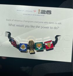 FIFA World Cup Soccer Charm Bracelet