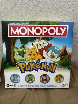 Pokémon Monopoly Game 