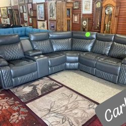 Socorro $19 Down Payment Reclining Sectional Sofa 