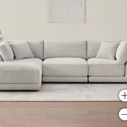 Dayna 4-piece Fabric Modular Sectional 