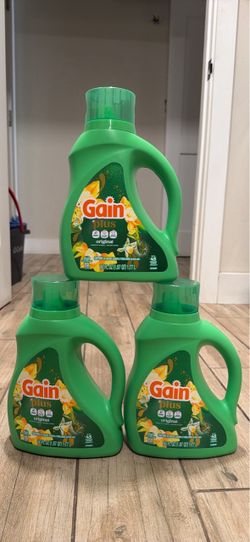 Gain Plus Original Liquid Laundry Detergent 3-Pack