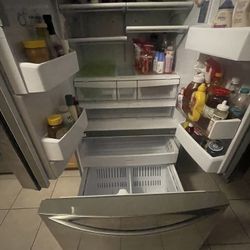 Silver LG Refrigerator 