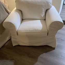 (5) Armchairs In Blekinge White Washable Slipcovers ALL (5) $750