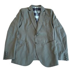 L.G.B. (Le Grand Bleu) JK-6 Fringe Cross Blazer Jacket Size 3 Medium Large