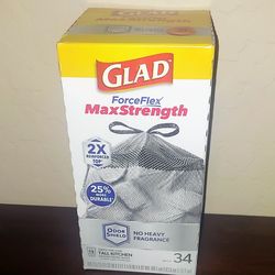 Glad 13 gallon Trash Bags - X Streets Ray/Higley