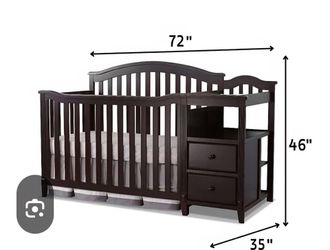 NEW NEVER USED - Crib with Changing Table