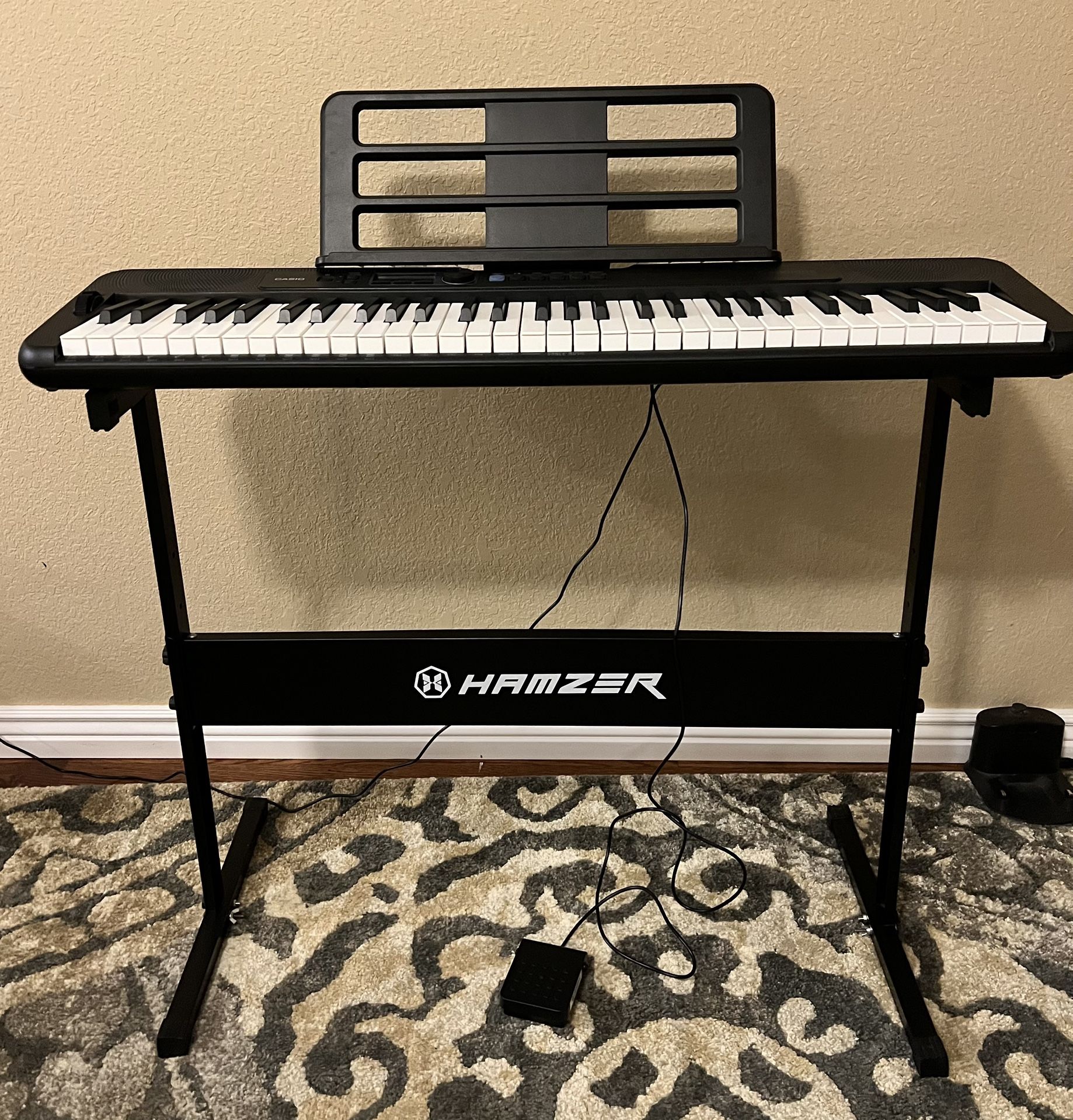 Casio 61 Key Casiotone CT S300 Keyboard, Touch Sensitive