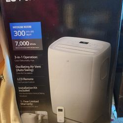 LG PORTABLE AIR CONDITIONER IN BOX