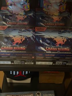 POKEMON CHAOS RISING ETB’s