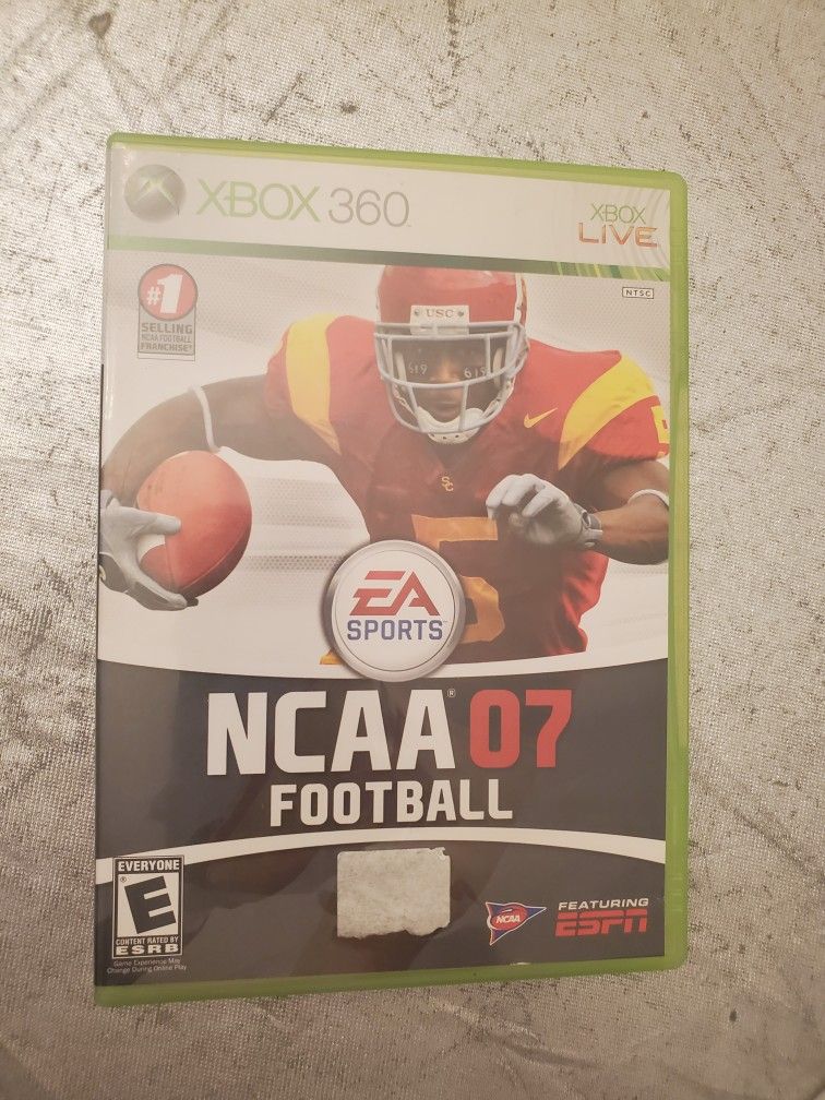 NCAA Football 07 Xbox 360 video game