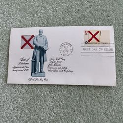 1976 First Day Of Issue Cover Bicentennial Series 13¢ Alabama State Flag Stamp #1654