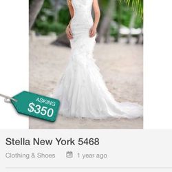 Stella York Wedding gown