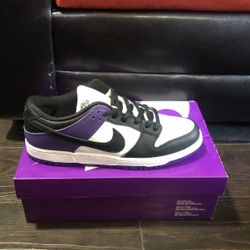 NIKE SB DUNK LOW COURT PURPLE $160