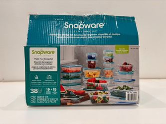 Snapware 38-piece Plastic Food Storage Set