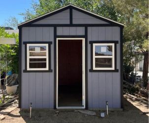 Storage shed casita mancave