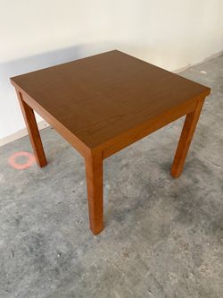 Wood End table