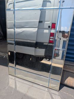 Modern mirror glass 4 ft tall cool