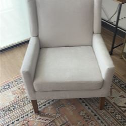 ivory armchair