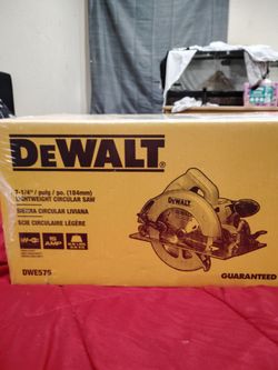 DeWalt circular saw