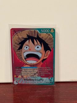 CUSTOM 1:1 PROXY Bandai One Piece Card Game Monkey D. Luffy OP13-001 Leader 5000