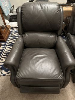 Motorized Power Leather Recliner