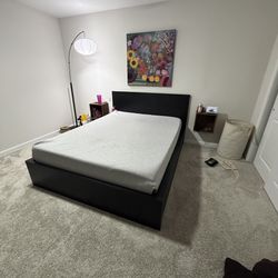 IKEA Malm Queen Bed With Four Drawers