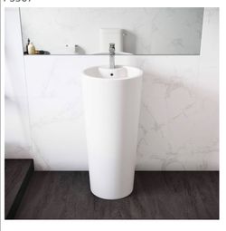 BRAND NEW PEDESTAL SINK (SAVE SPACE)