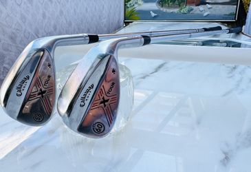 Callaway X Tour Forged Wedge Set 56° & 60° – New Golf Pride Grips