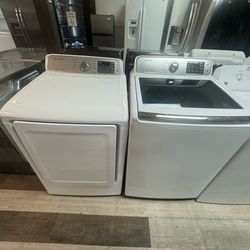 Samsung Washer And Dryer Set with warranty