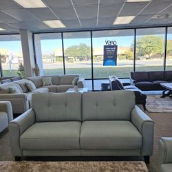 Top Grain Leather Sofa- Ashlinn 