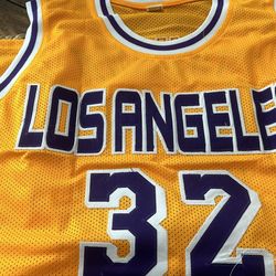 Magic Johnson Auto Jersey