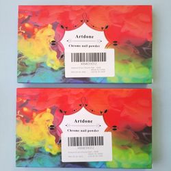 💅New 16 Jars Chrome Dip Nail Powder Magic White Pearl Mirror Effect 🎀