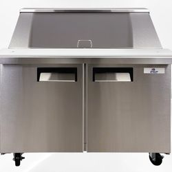 NSF ETL Sandwich Prep Table Top mega 48 ins SCLM2