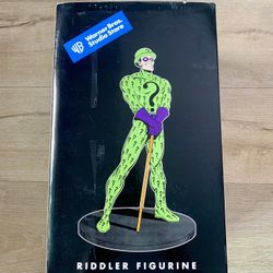 Rare 2000 DC Comics WBSS Exclusive RIDDLER Figure Statue Batman Warner Bros Studio Store UNUSED MIB Batman