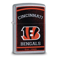 NFL Zippo Cincinnati Bengals Street Chrome Lighter
