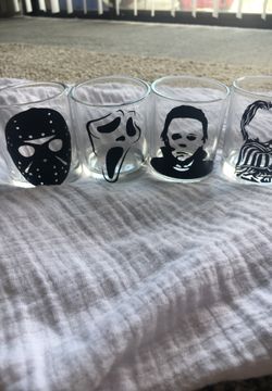 CUSTOM Horror SHOT GLASSES