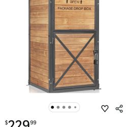 Aivituvin Package Delivery Box for Outside with Combination Lock - Contactless Delivery Box for Safe and Convenient Deliveries - Waterproof, Iron Fram