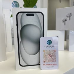 iPhone 15 Unlocked 100% New Black Like New 