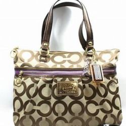 Coach Poppy Op Art Handbag