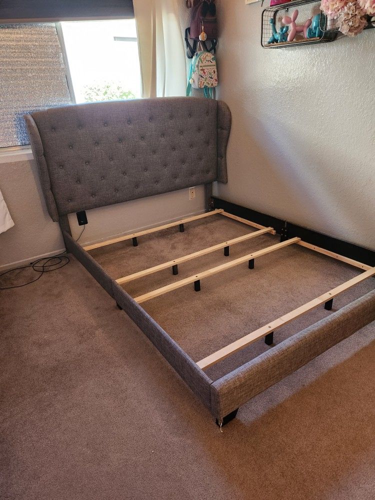 Queen Size Bed Frame & Headboard