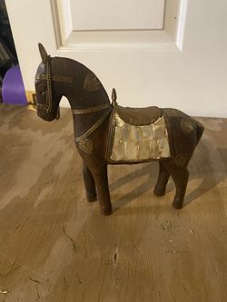 Fancy wood horse
