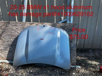 2023 - 2025 OEM BMW X1 Aluminum hood damaged part (contact info removed)9102