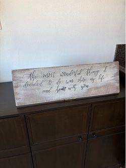 Rustic Farmhouse Wood Sign