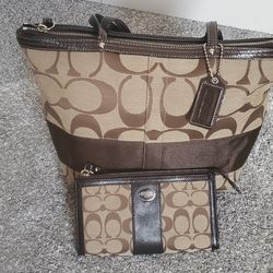 Coach Handbag and Wallet