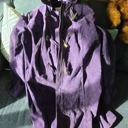 Bradley Bayou Suede women's jacket purple vintage