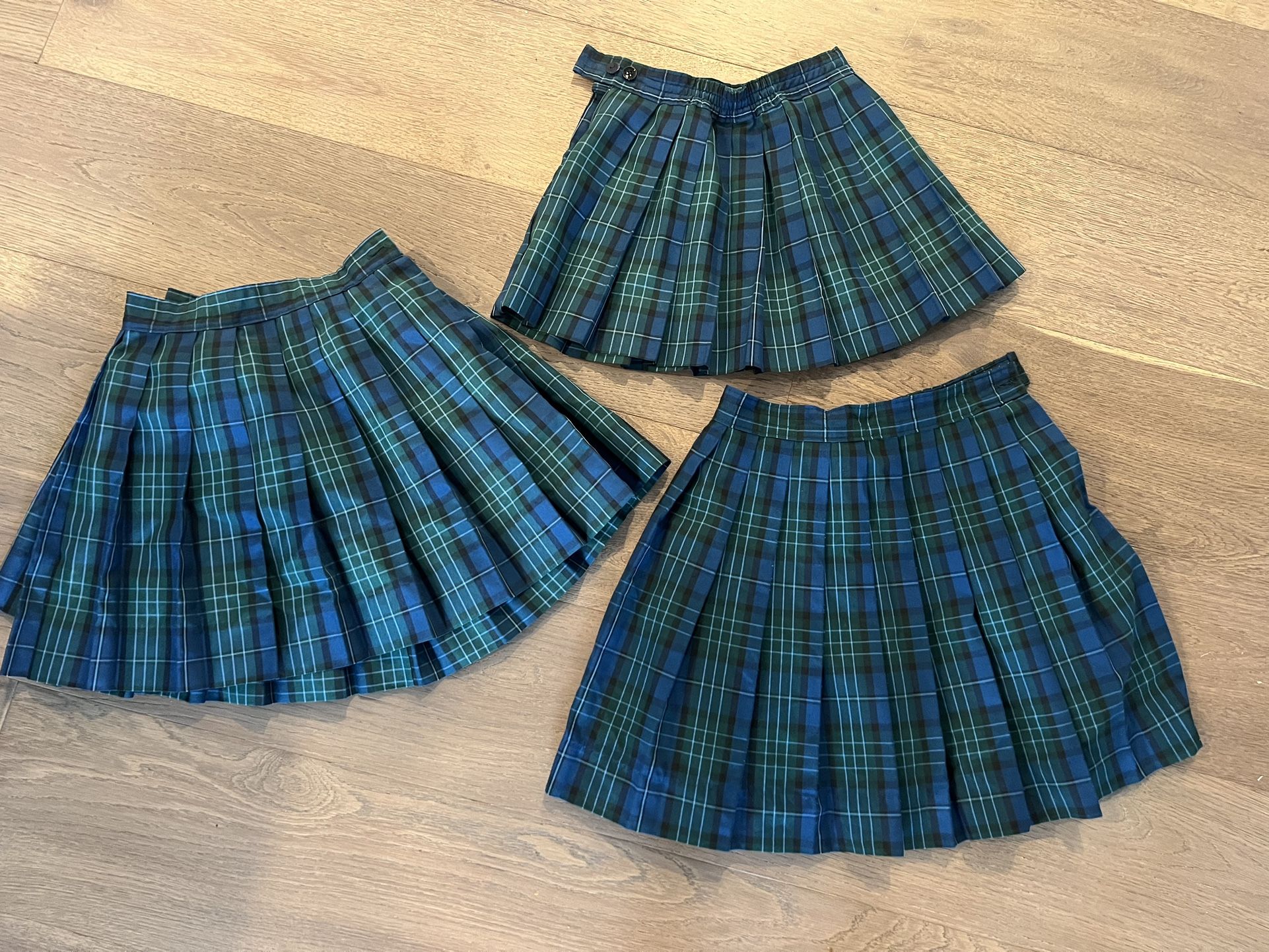 Knife Pleat Skirt Kirk Plaid