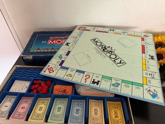 Monopoly Vintage Board  Game Parker Brothers Deluxe Anniversary 1980
