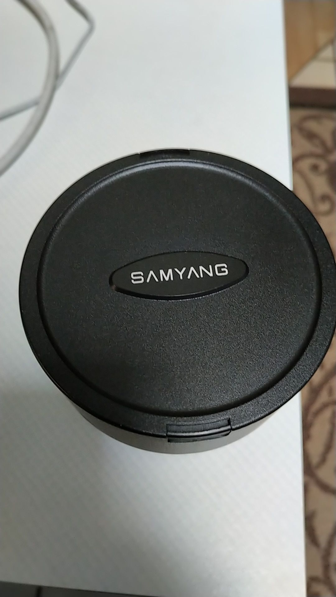 Samyang fisheye lens, 2.8/14 mm for Canon EF