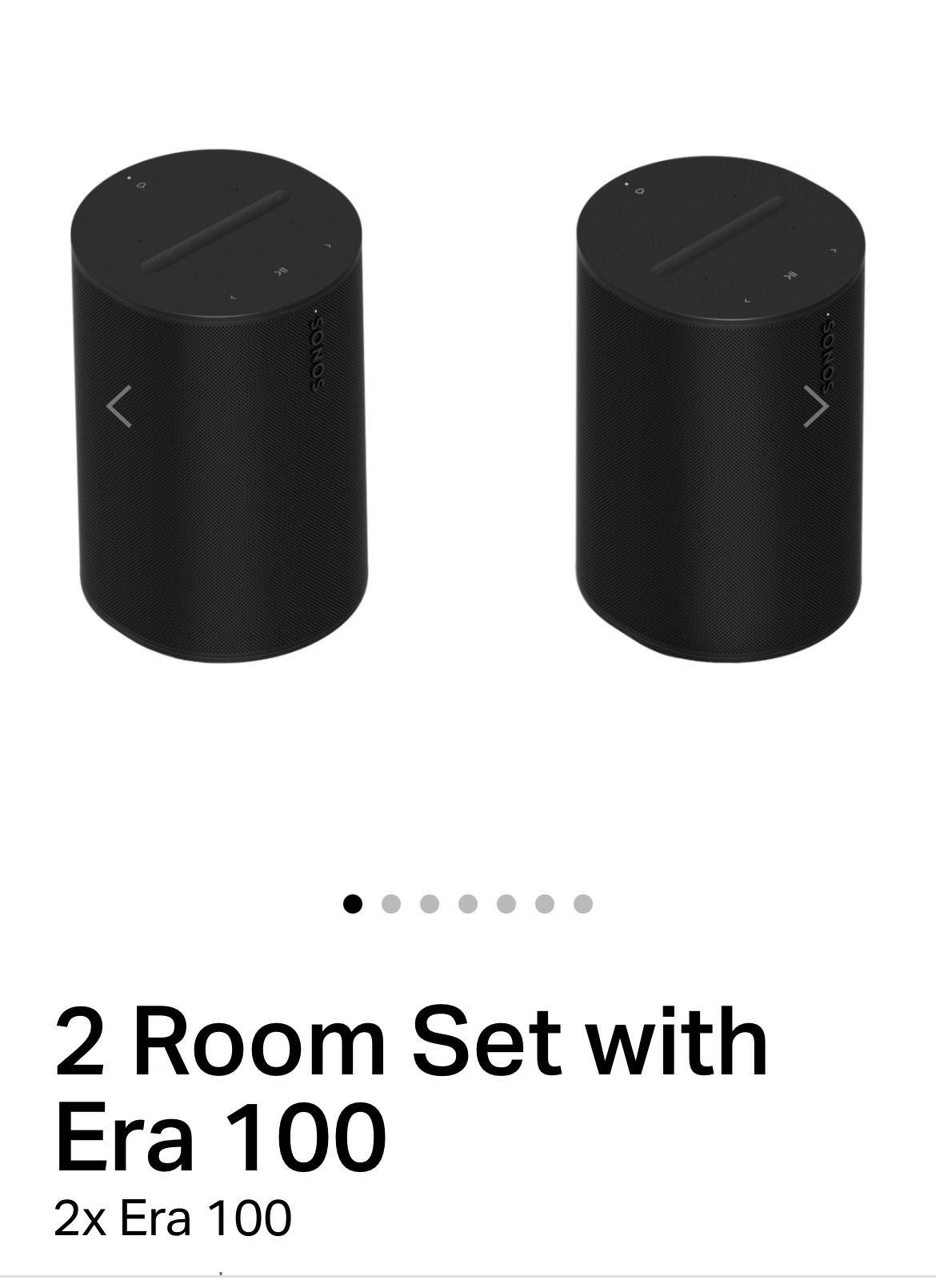 Sonos Speakers 2 Room Set with Era 100